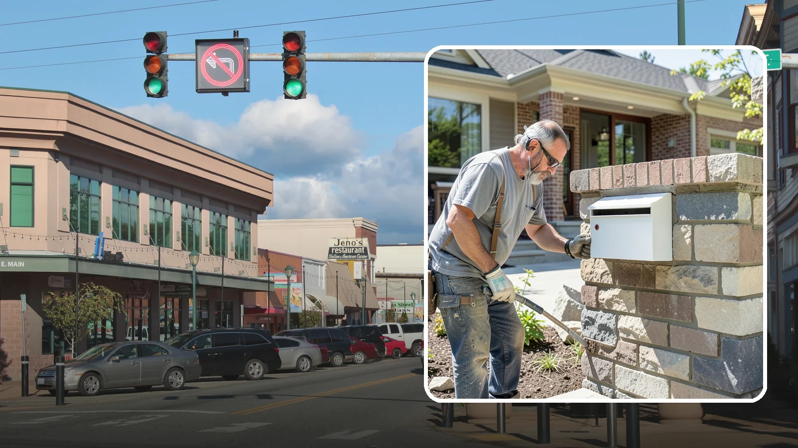 Mailbox Column Construction in Monroe, Snohomish County, WA - Custom brick or stone mailbox columns that make a durable, upscale first impression at the curb.