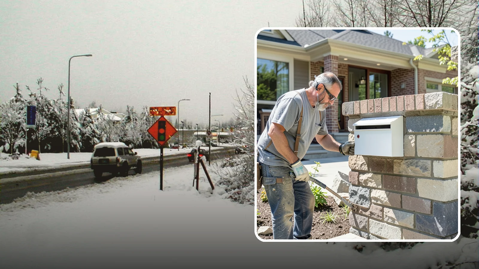 Mailbox Column Construction in Newcastle, King County, WA - Custom brick or stone mailbox columns that make a durable, upscale first impression at the curb.