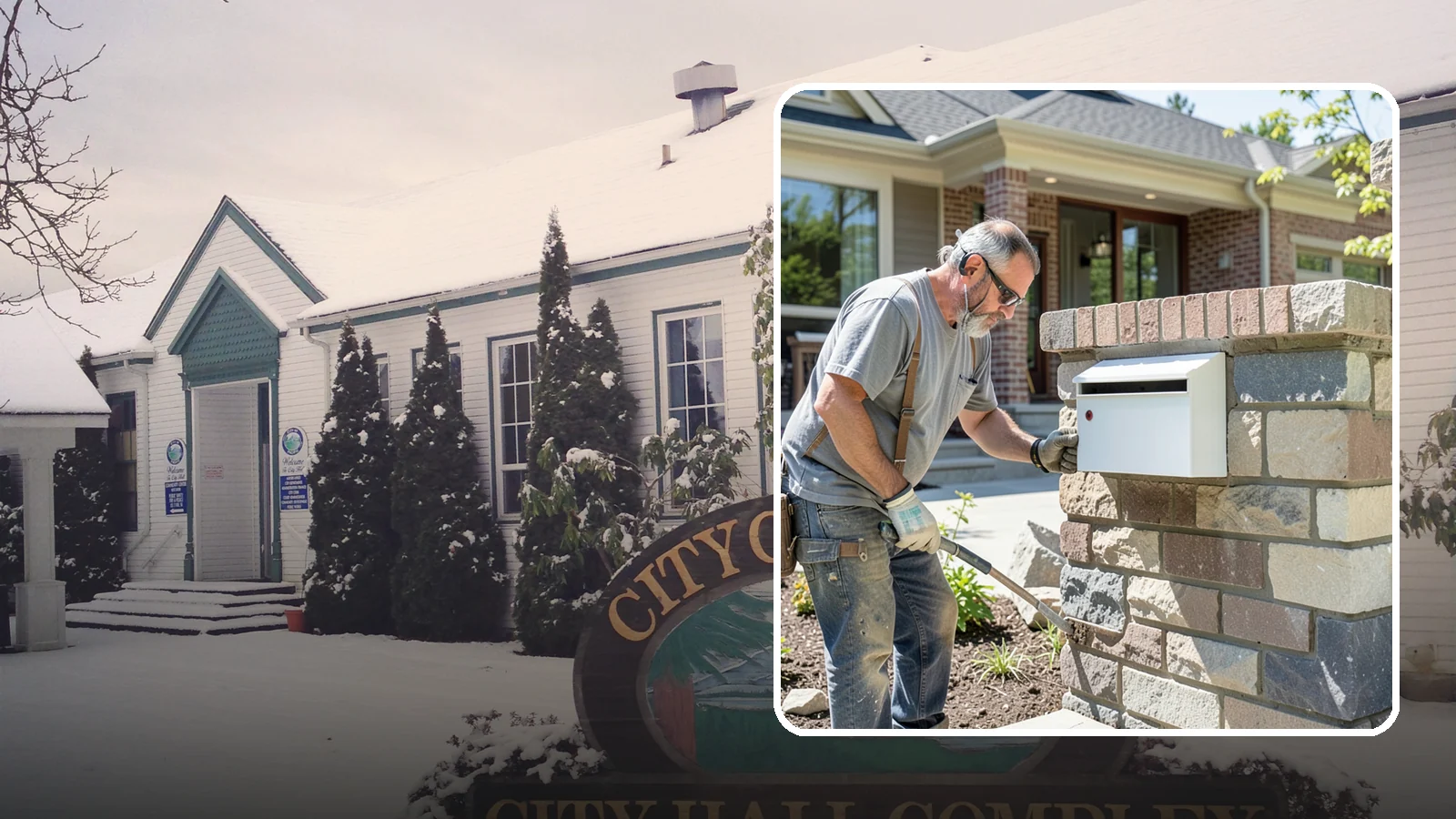 Mailbox Column Construction in Pacific, King County, WA - Custom brick or stone mailbox columns that make a durable, upscale first impression at the curb.