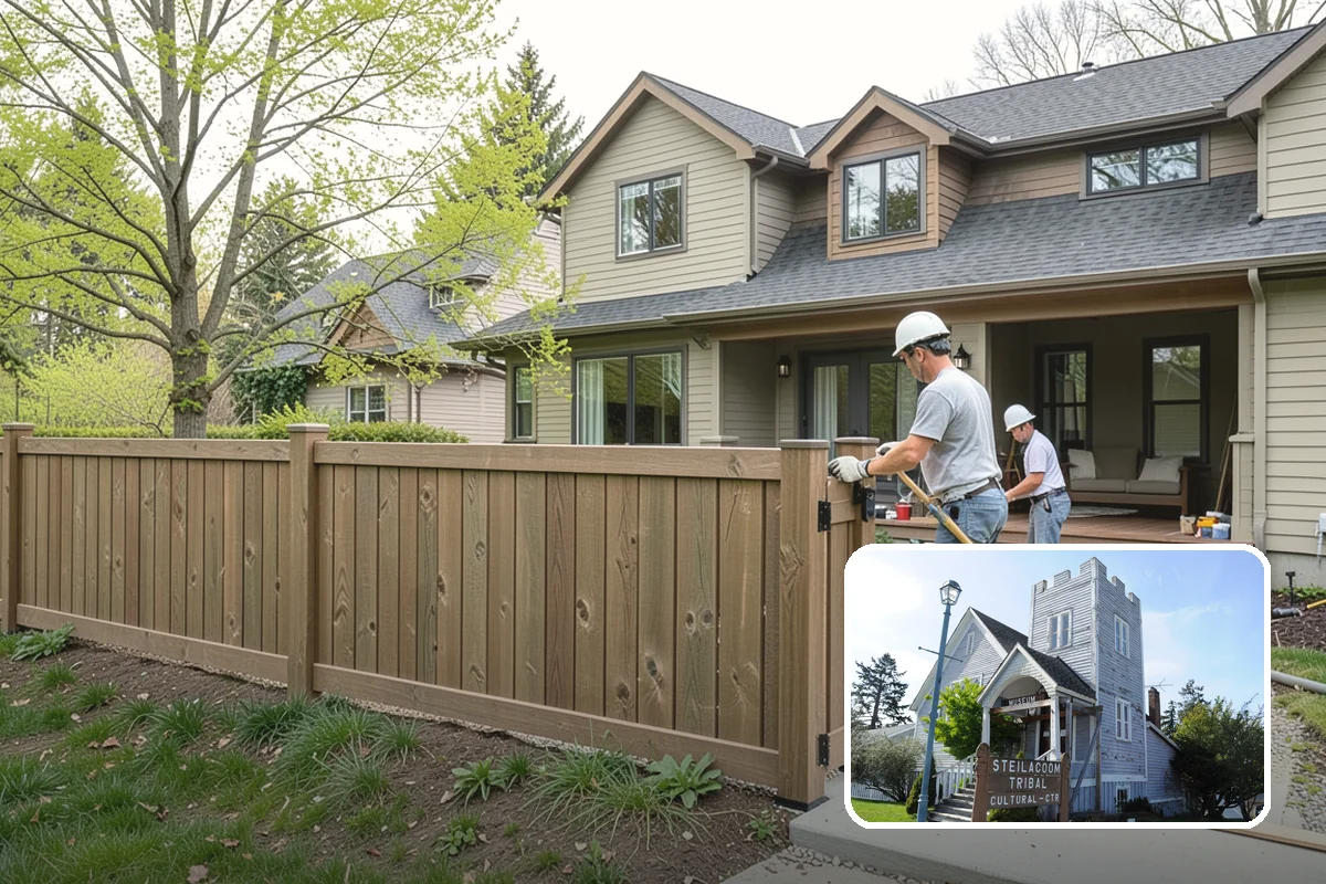 Mailbox Column Construction in Steilacoom, Pierce County, WA - Upscale curb appeal at the street