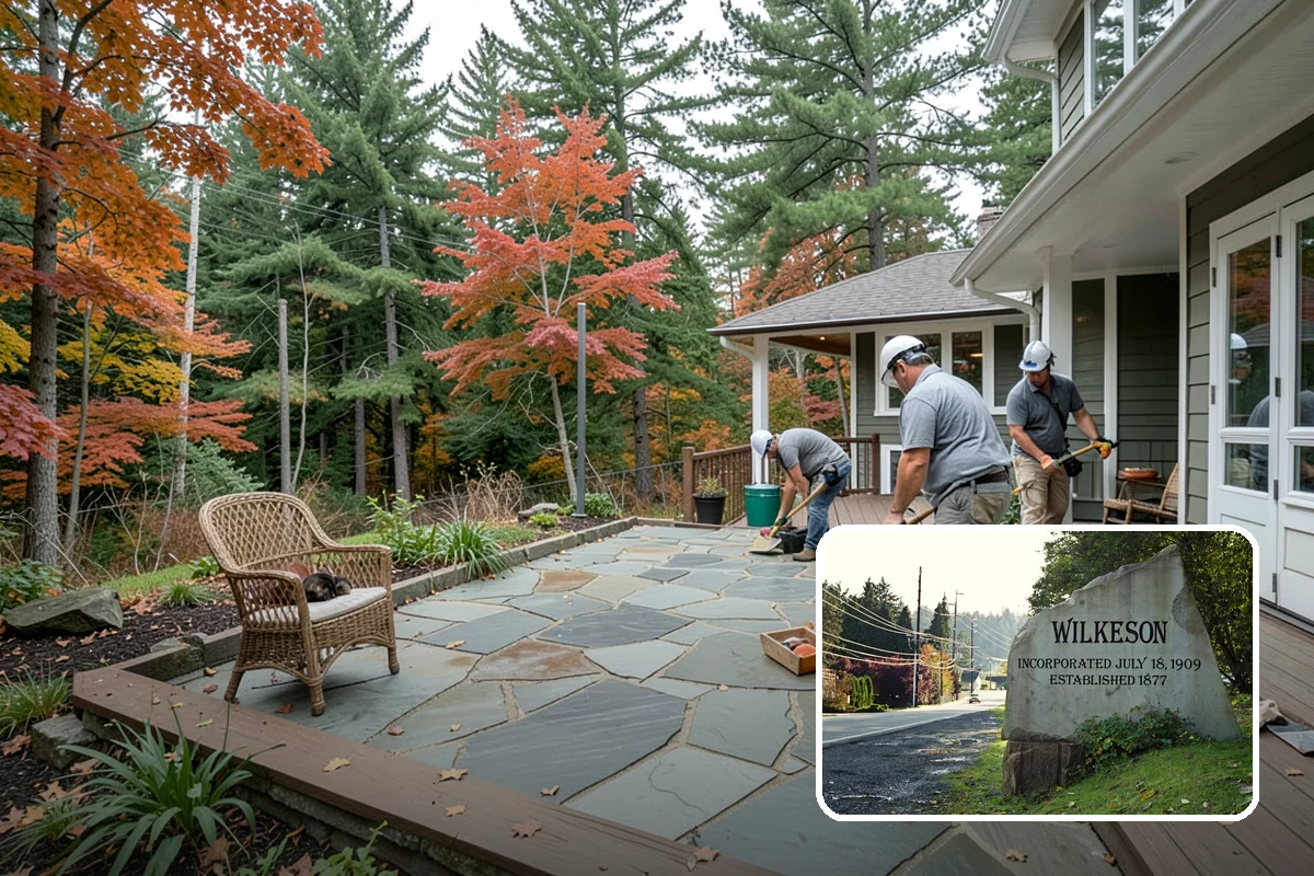 Mailbox Column Construction in Wilkeson, Pierce County, WA - Upscale curb appeal at the street
