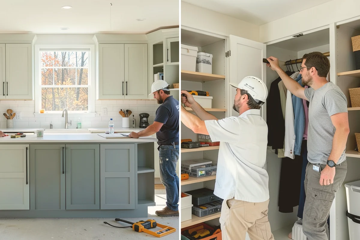 Marble Countertop Installation in Bellevue, King County, WA - Select slabs and plan vein-matched seams