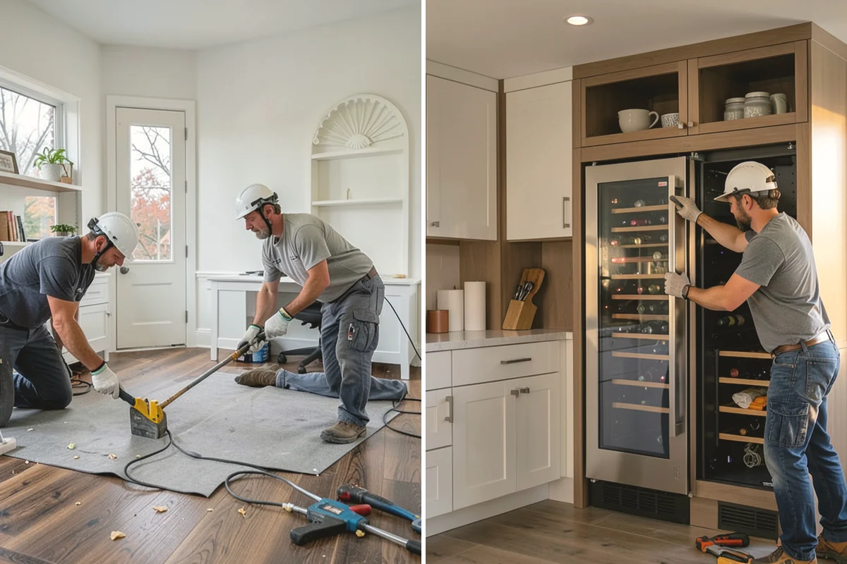 Marble Countertop Installation in Black Diamond, King County, WA - Select slabs and plan vein-matched seams