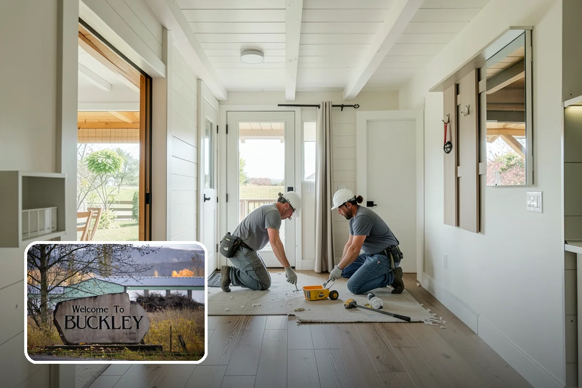 Marble Countertop Installation in Buckley, Pierce County, WA - Timeless veining and luxurious appearance