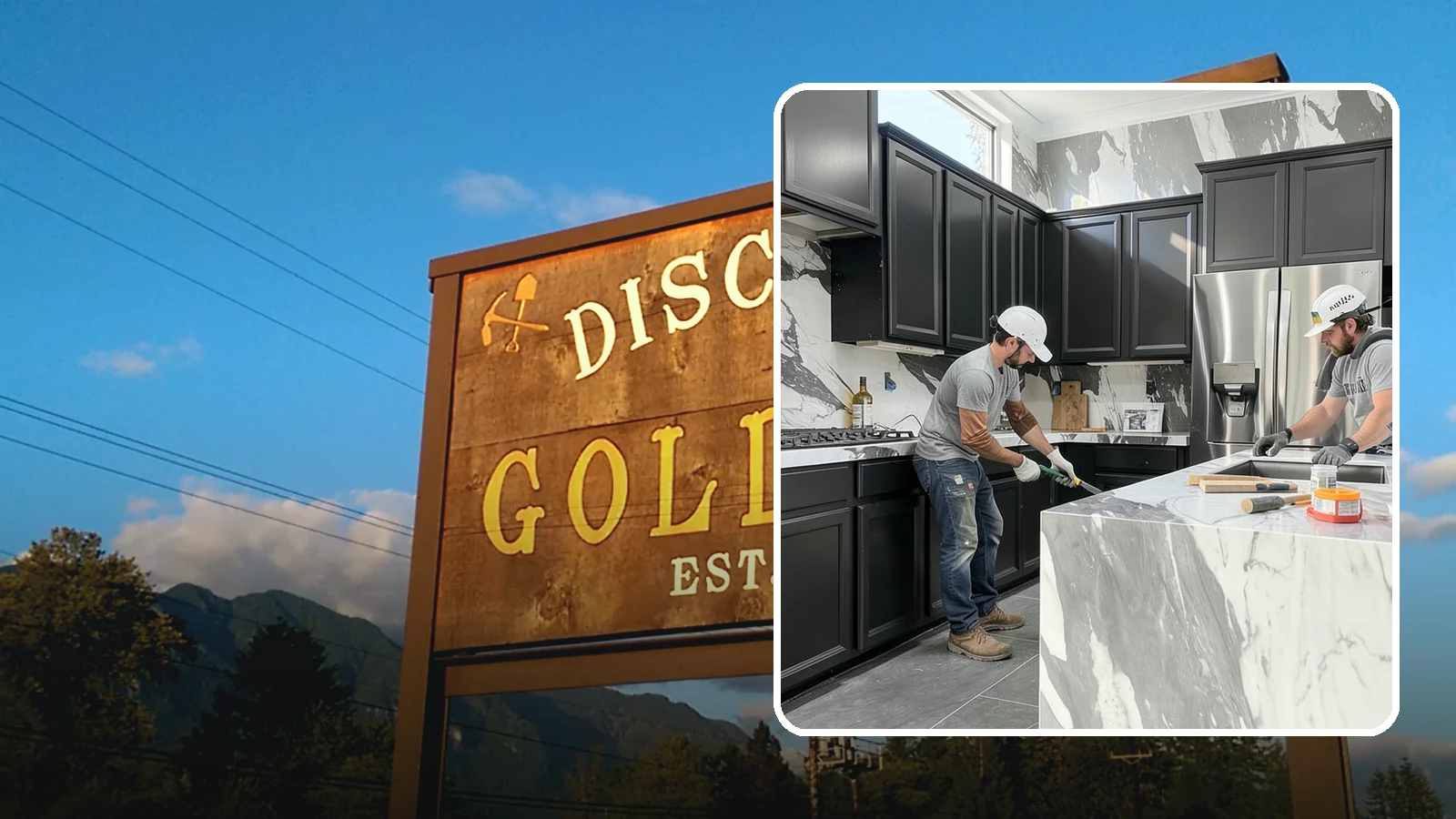Marble Countertop Installation in Gold Bar, Snohomish County, WA - Elegant marble countertop installation that brings timeless veining and luxury to kitchens, baths, and baking stations.