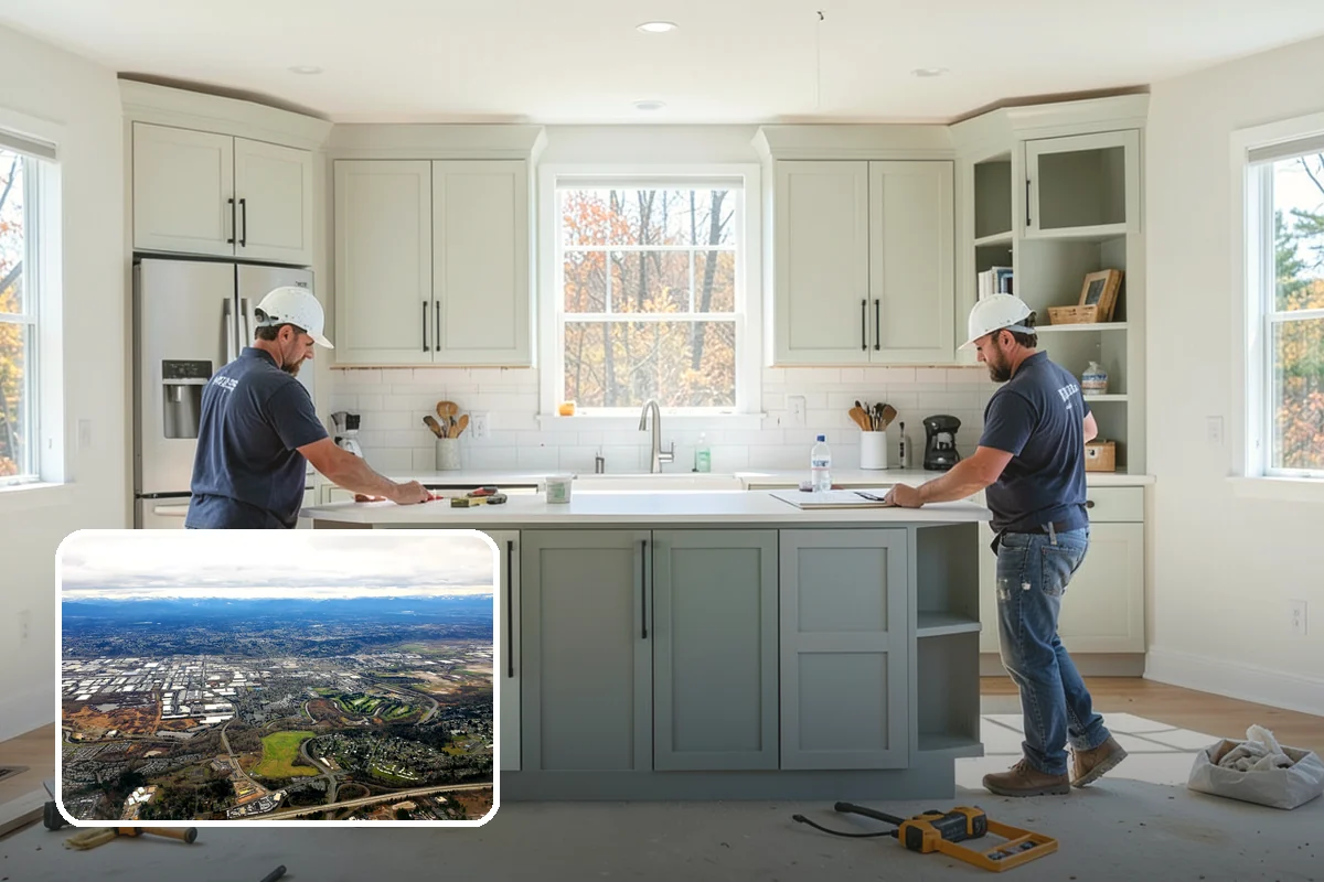 Marble Countertop Installation in Kent, King County, WA - Timeless veining and luxurious appearance