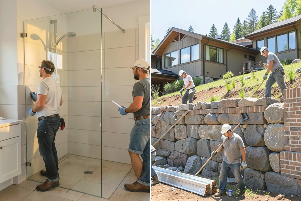 Marble Countertop Installation in Lake Stevens, Snohomish County, WA - Select slabs and plan vein-matched seams