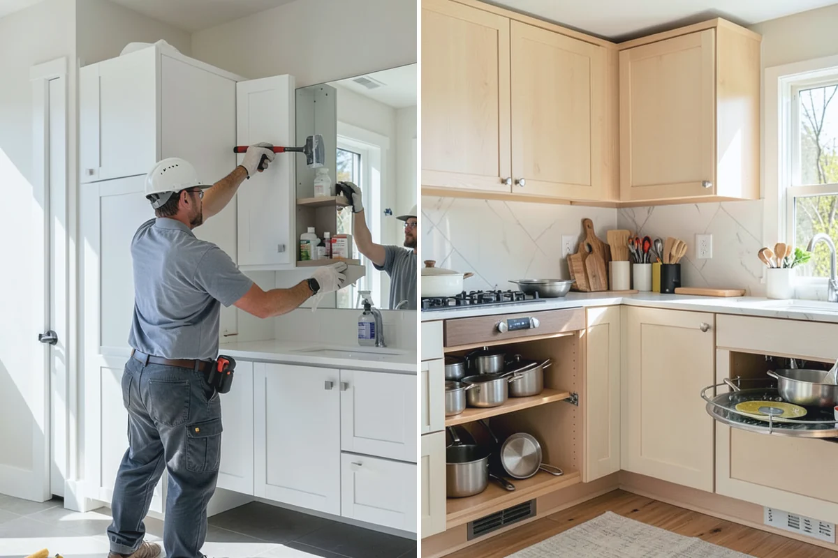 Marble Countertop Installation in Medina, King County, WA - Select slabs and plan vein-matched seams