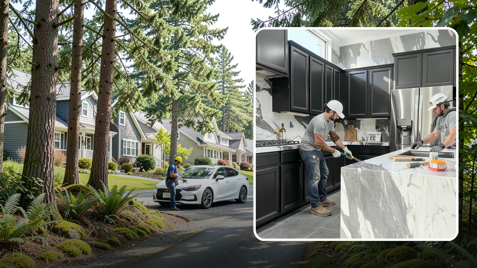 Marble Countertop Installation in Normandy Park, King County, WA - Elegant marble countertop installation that brings timeless veining and luxury to kitchens, baths, and baking stations.