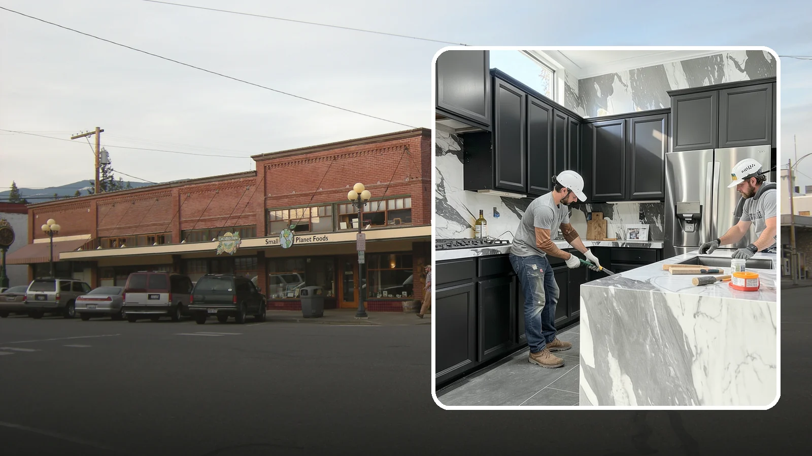 Marble Countertop Installation in Sedro-Woolley, Skagit County, WA - Elegant marble countertop installation that brings timeless veining and luxury to kitchens, baths, and baking stations.