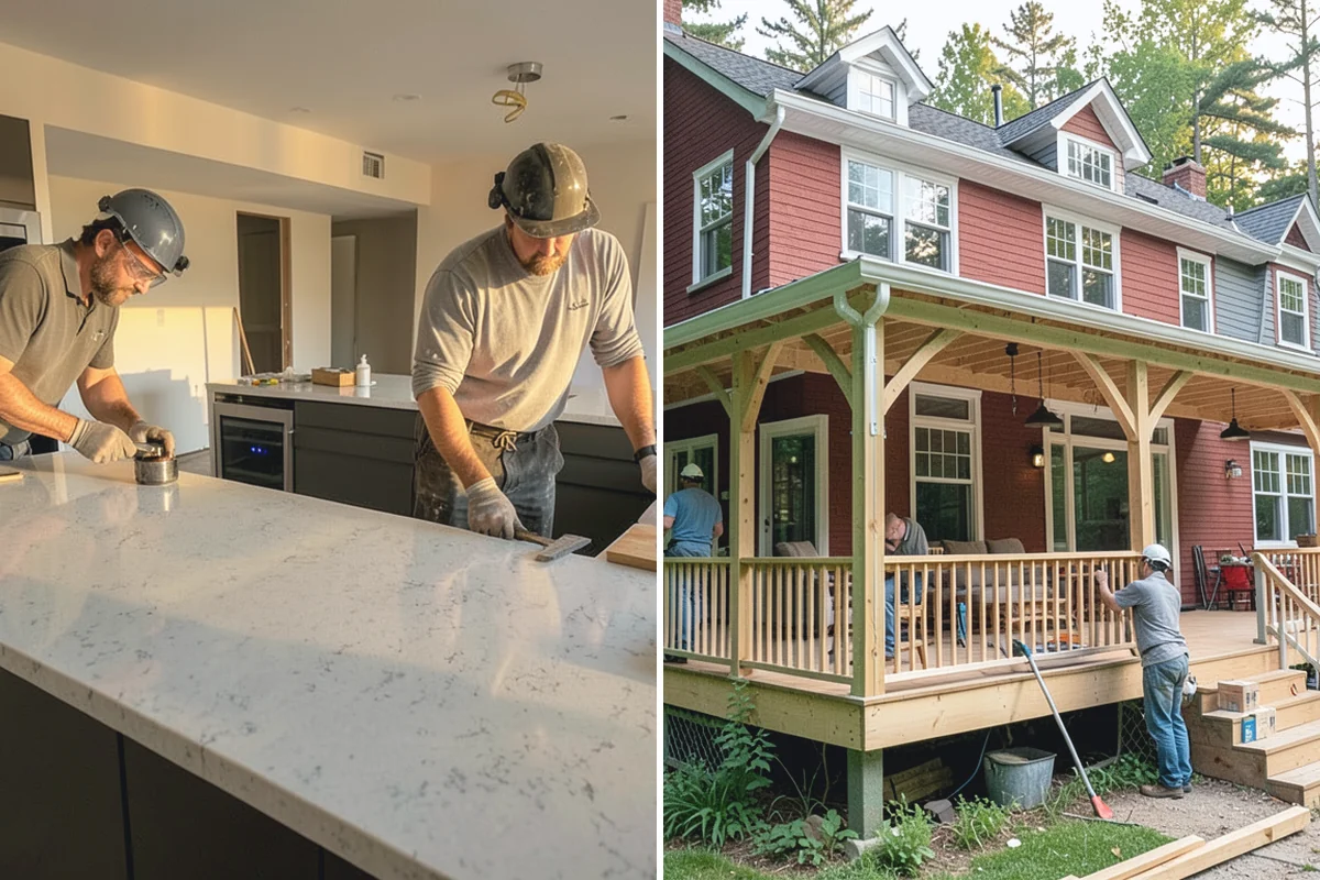 Marble Countertop Installation in Wilkeson, Pierce County, WA - Select slabs and plan vein-matched seams