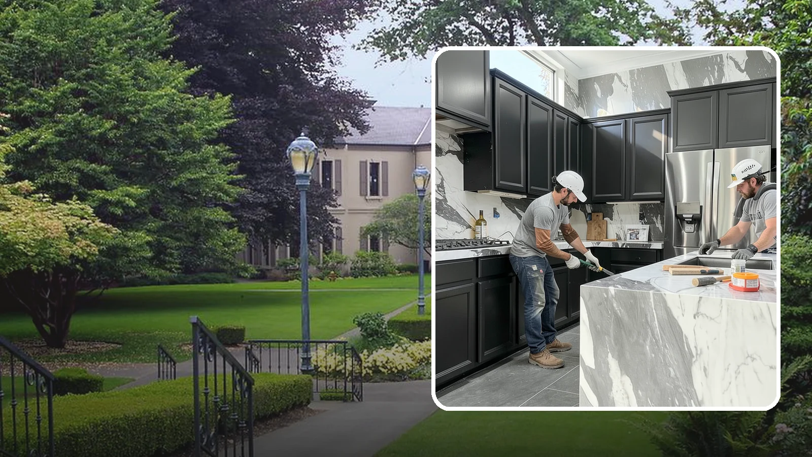 Marble Countertop Installation in Woodinville, King County, WA - Elegant marble countertop installation that brings timeless veining and luxury to kitchens, baths, and baking stations.