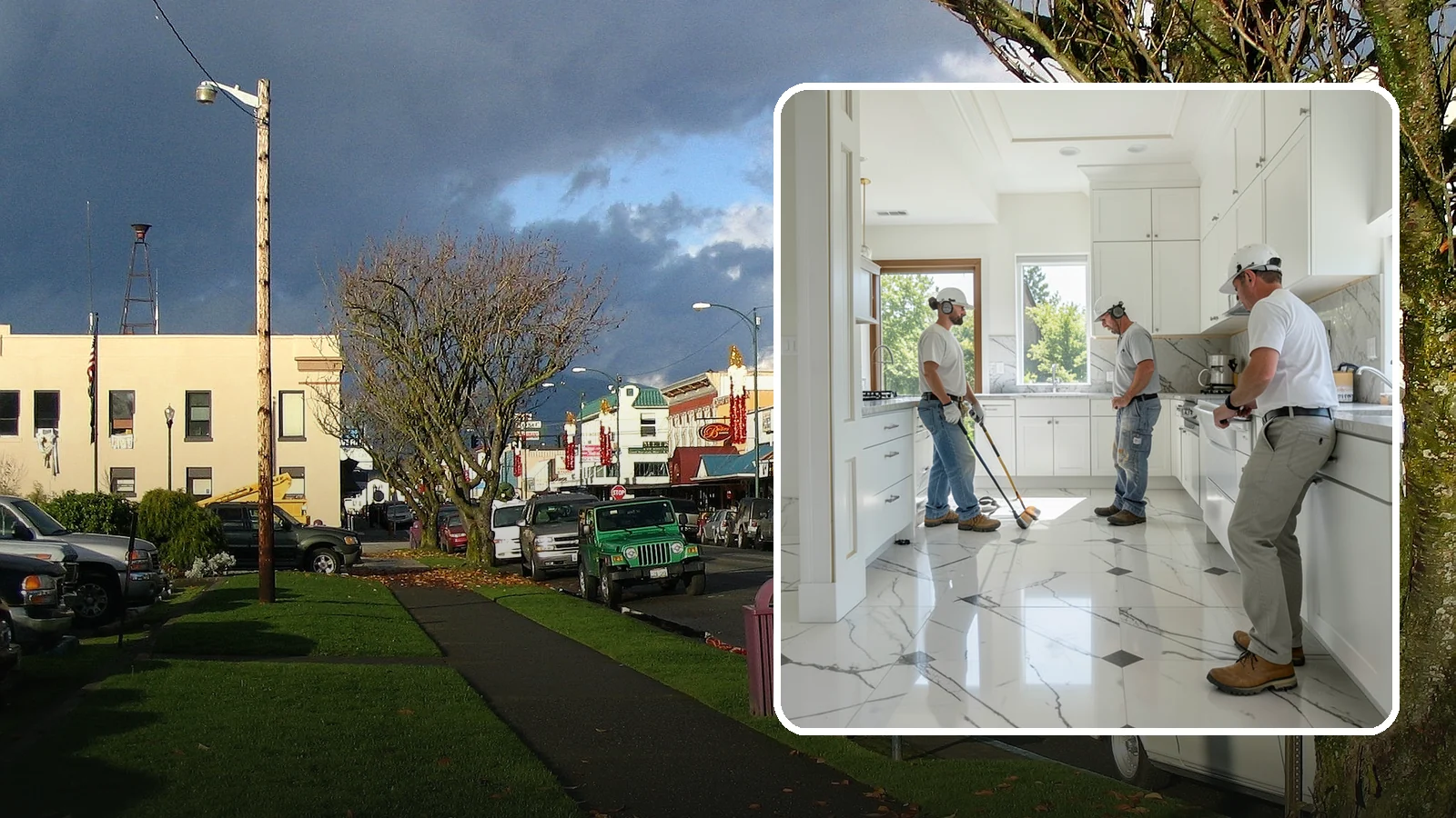 Marble Flooring Installation in Arlington, Snohomish County, WA - Elegant marble flooring installation that makes a striking, luxurious statement in entries and formal rooms.