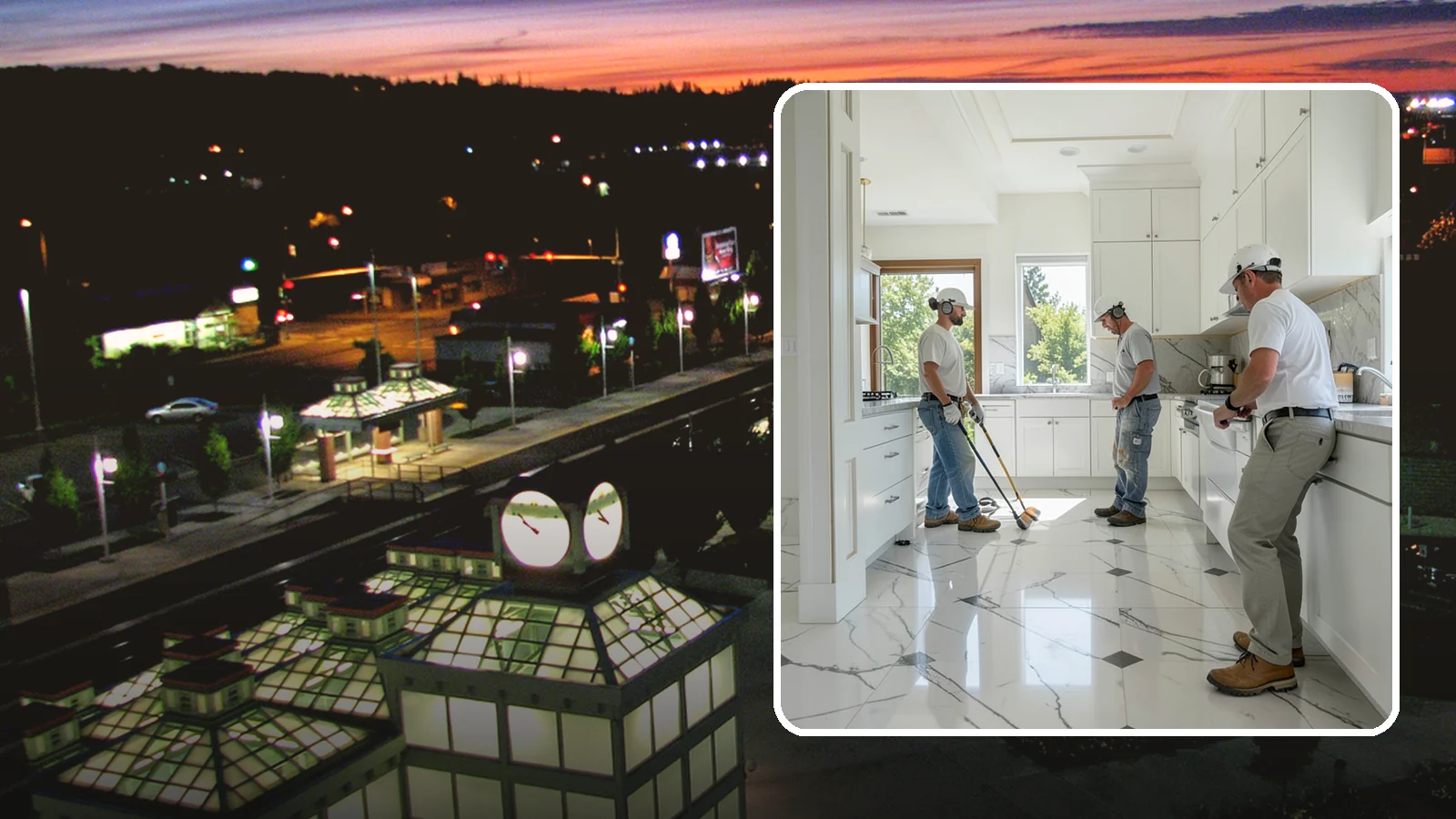 Marble Flooring Installation in Auburn, King County, WA - Elegant marble flooring installation that makes a striking, luxurious statement in entries and formal rooms.
