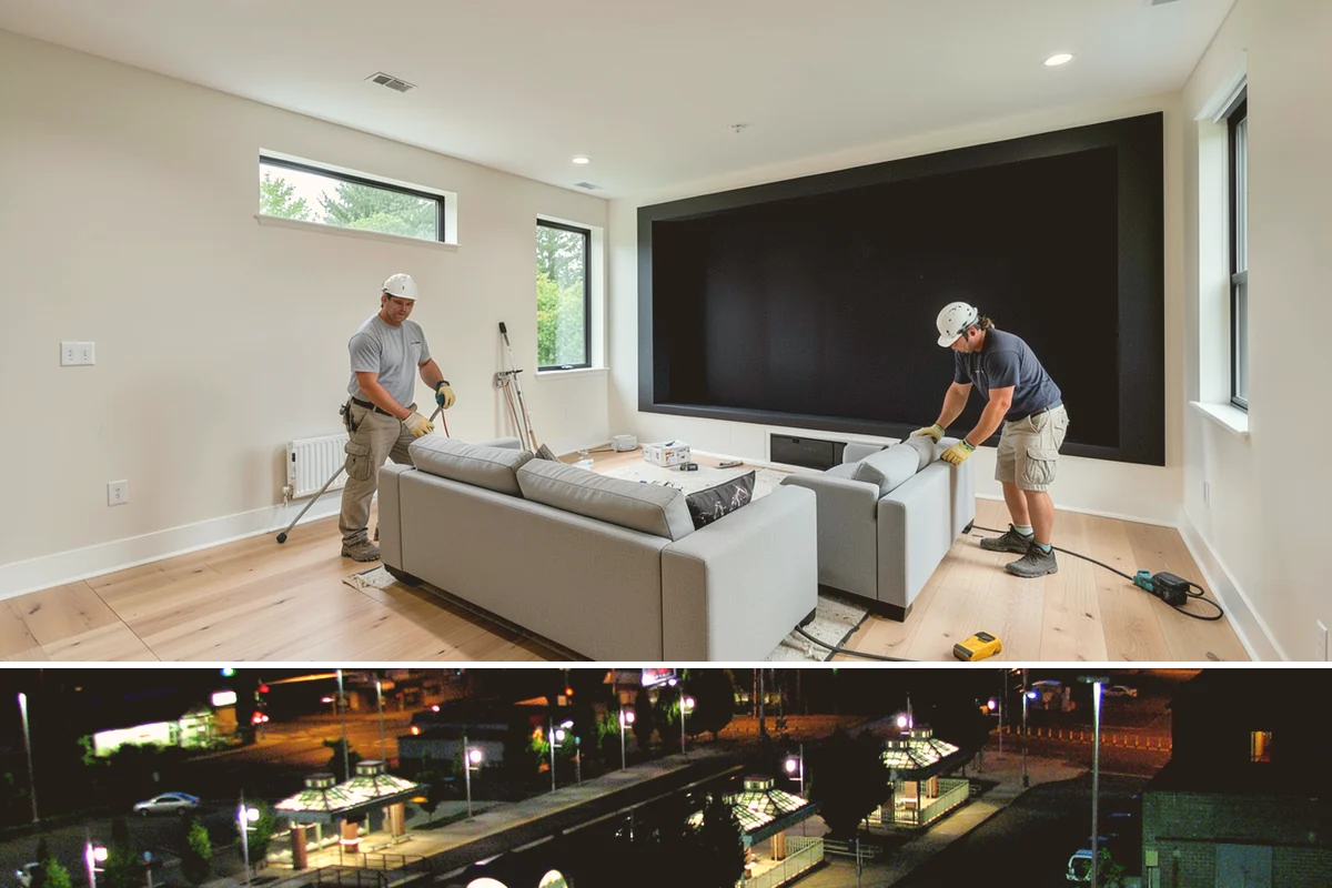 Marble Flooring Installation in Auburn, King County, WA - Marble installation happens indoors in any season, with milder months making transport of delicate slabs easier.