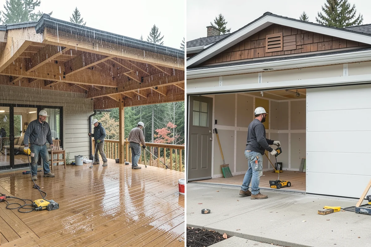 Marble Flooring Installation in Carbonado, Pierce County, WA - Lay out slabs to align veining