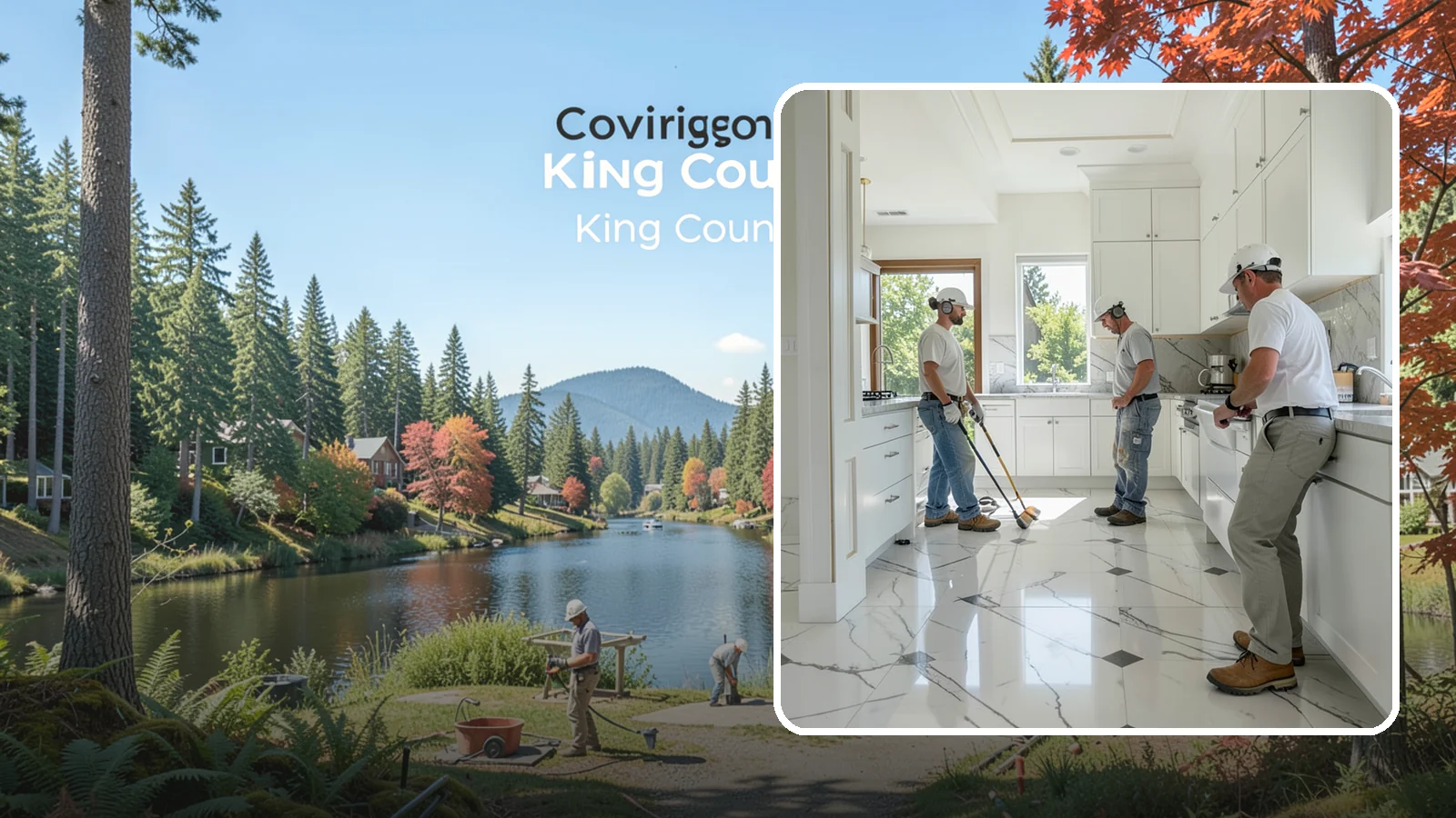 Marble Flooring Installation in Covington, King County, WA - Elegant marble flooring installation that makes a striking, luxurious statement in entries and formal rooms.