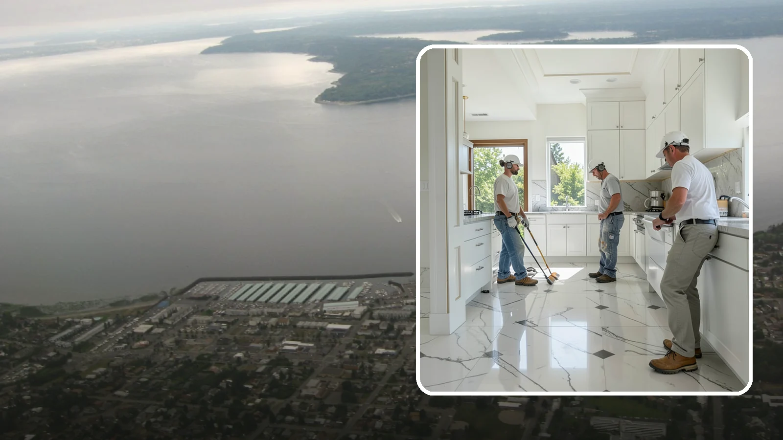 Marble Flooring Installation in Des Moines, King County, WA - Elegant marble flooring installation that makes a striking, luxurious statement in entries and formal rooms.