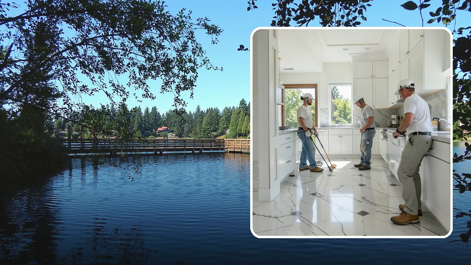 Marble Flooring Installation in Federal Way, King County, WA - Elegant marble flooring installation that makes a striking, luxurious statement in entries and formal rooms.