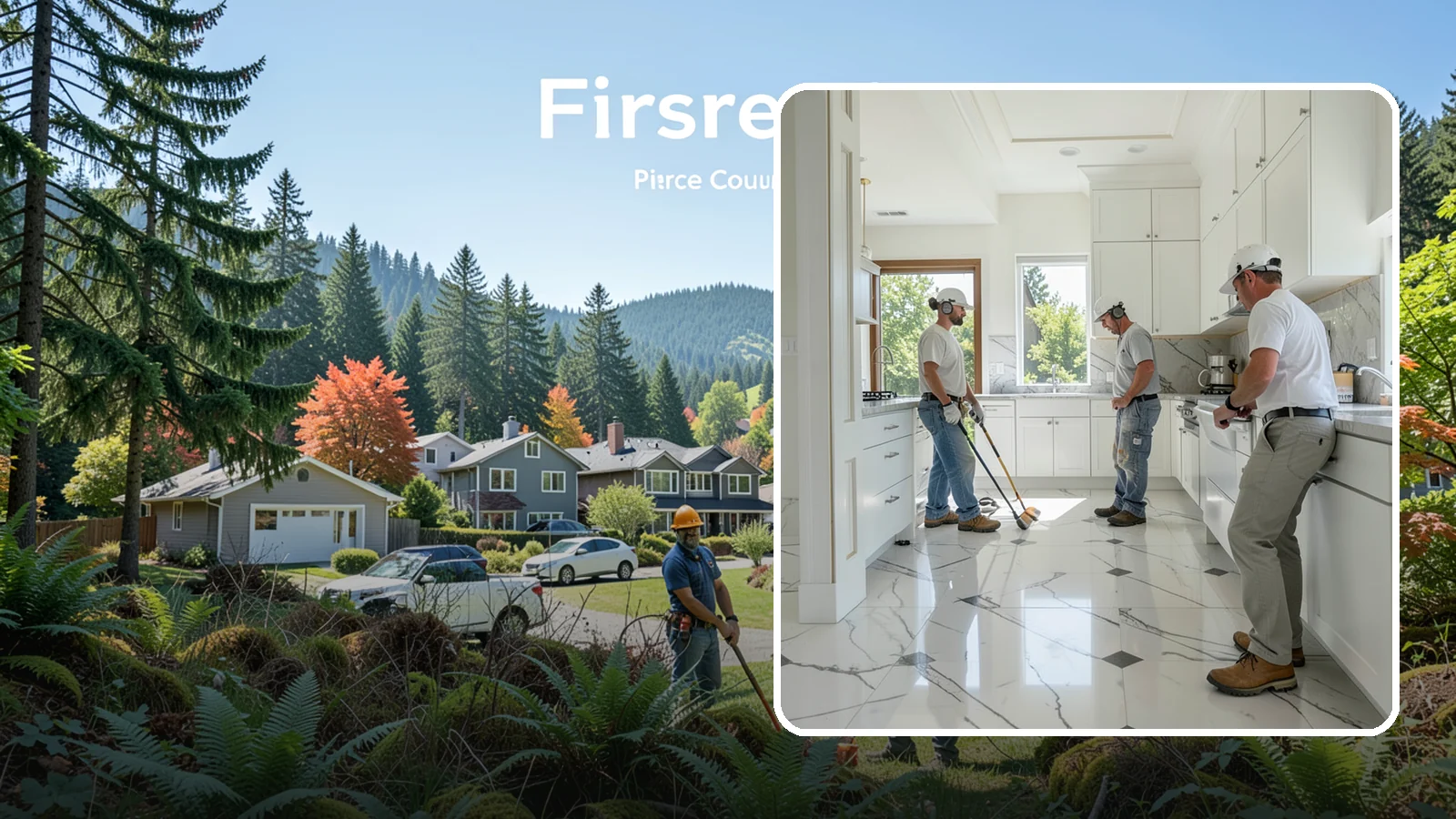 Marble Flooring Installation in Fircrest, Pierce County, WA - Elegant marble flooring installation that makes a striking, luxurious statement in entries and formal rooms.