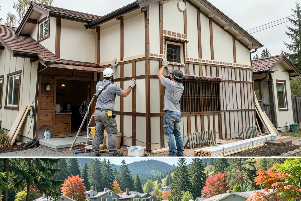 Marble Flooring Installation in Fircrest, Pierce County, WA - Marble installation happens indoors in any season, with milder months making transport of delicate slabs easier.