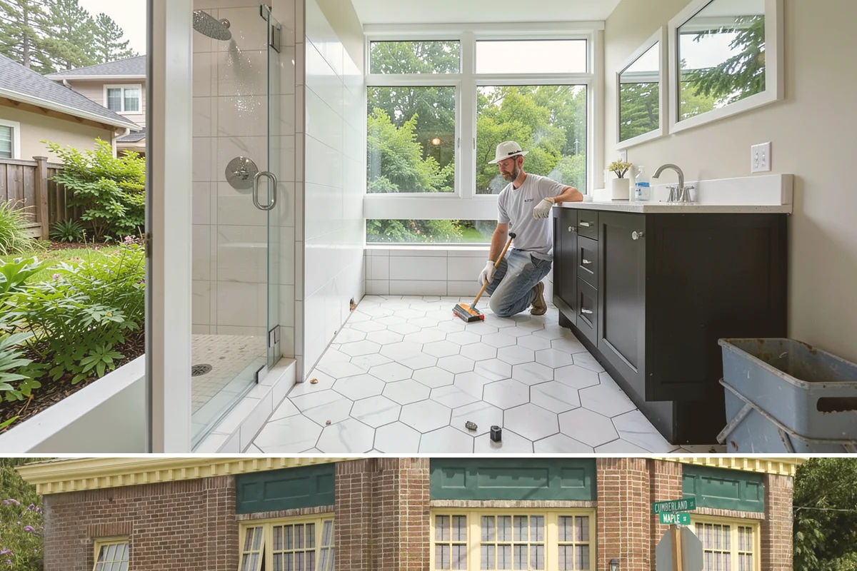 Marble Flooring Installation in Hamilton, Skagit County, WA - Marble installation happens indoors in any season, with milder months making transport of delicate slabs easier.