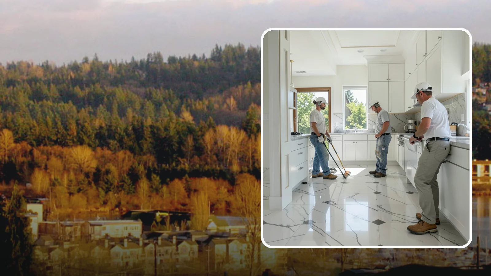 Marble Flooring Installation in Kenmore, King County, WA - Elegant marble flooring installation that makes a striking, luxurious statement in entries and formal rooms.