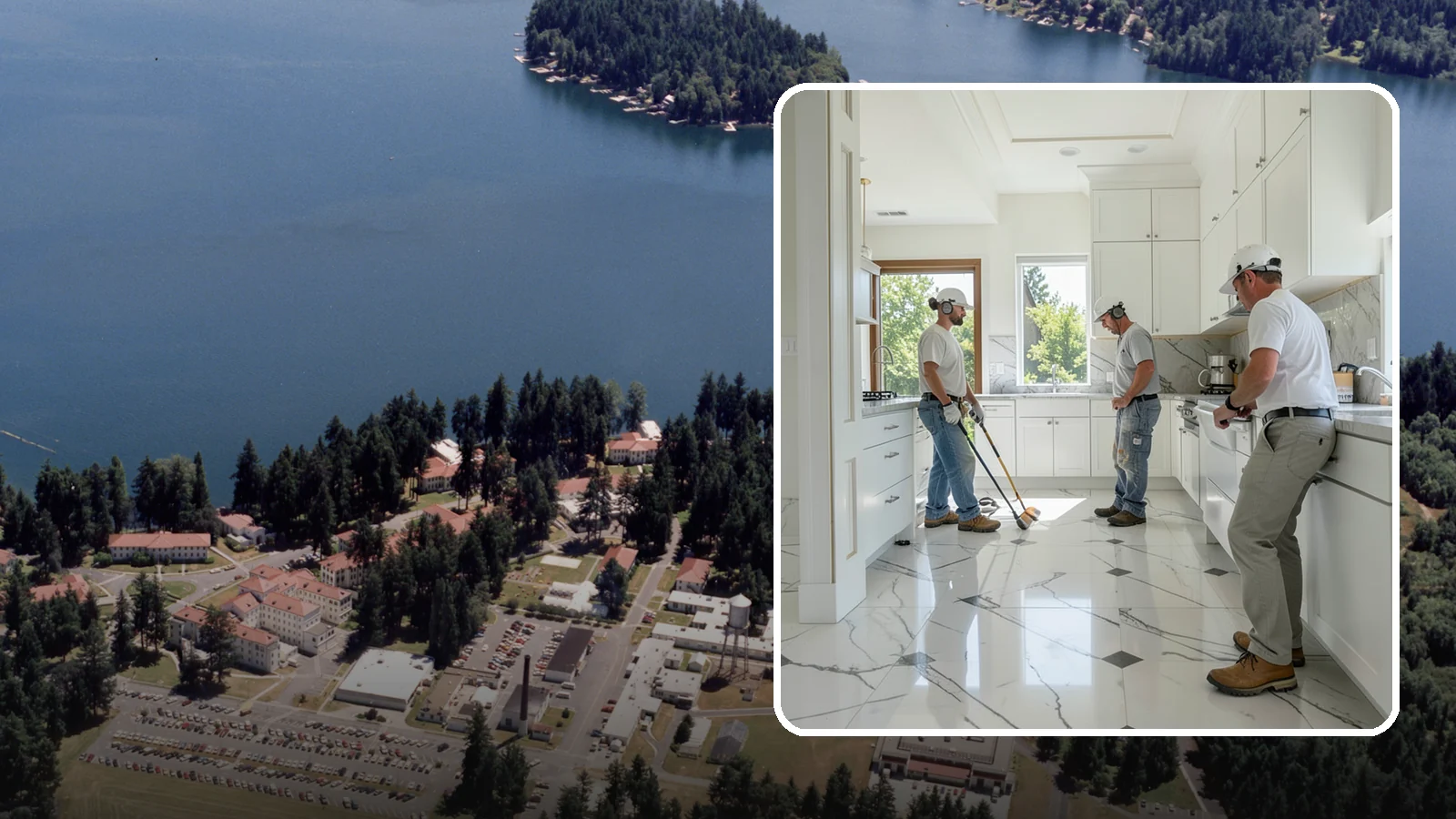 Marble Flooring Installation in Lakewood, Pierce County, WA - Elegant marble flooring installation that makes a striking, luxurious statement in entries and formal rooms.