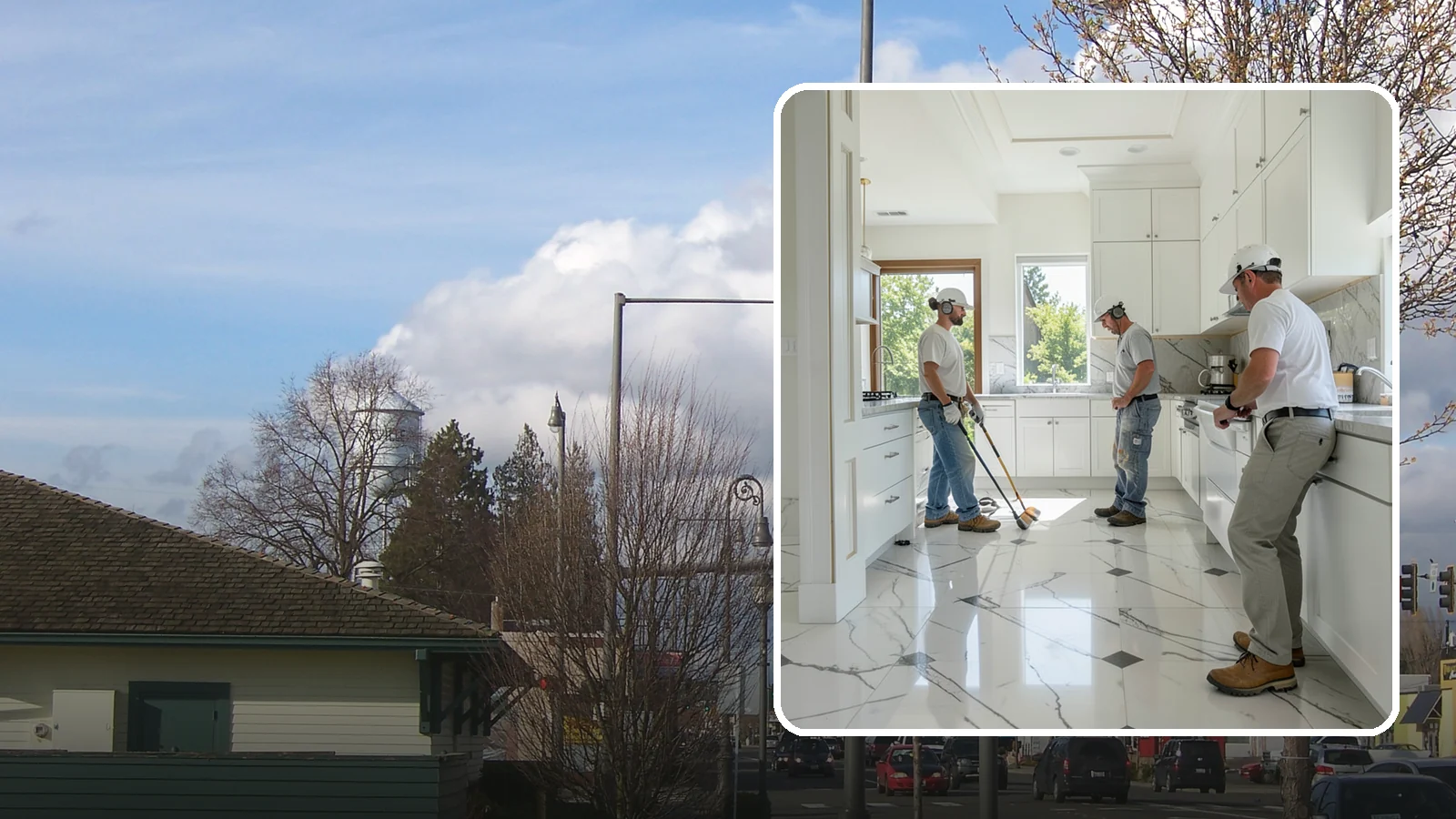 Marble Flooring Installation in Marysville, Snohomish County, WA - Elegant marble flooring installation that makes a striking, luxurious statement in entries and formal rooms.