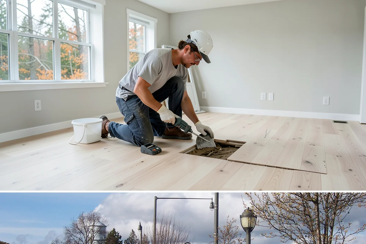 Marble Flooring Installation in Marysville, Snohomish County, WA - Marble installation happens indoors in any season, with milder months making transport of delicate slabs easier.