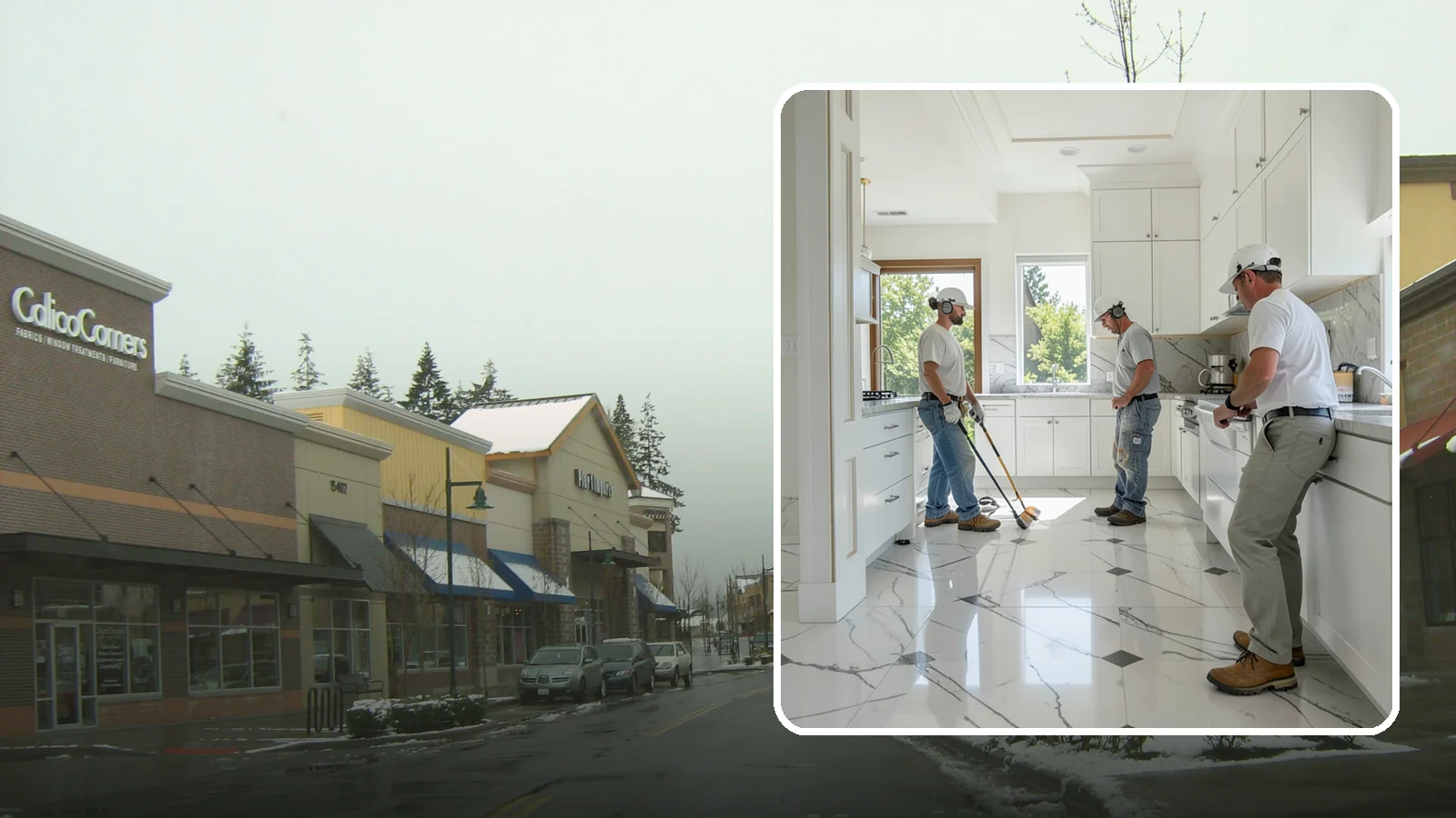 Marble Flooring Installation in Mill Creek, Snohomish County, WA - Elegant marble flooring installation that makes a striking, luxurious statement in entries and formal rooms.