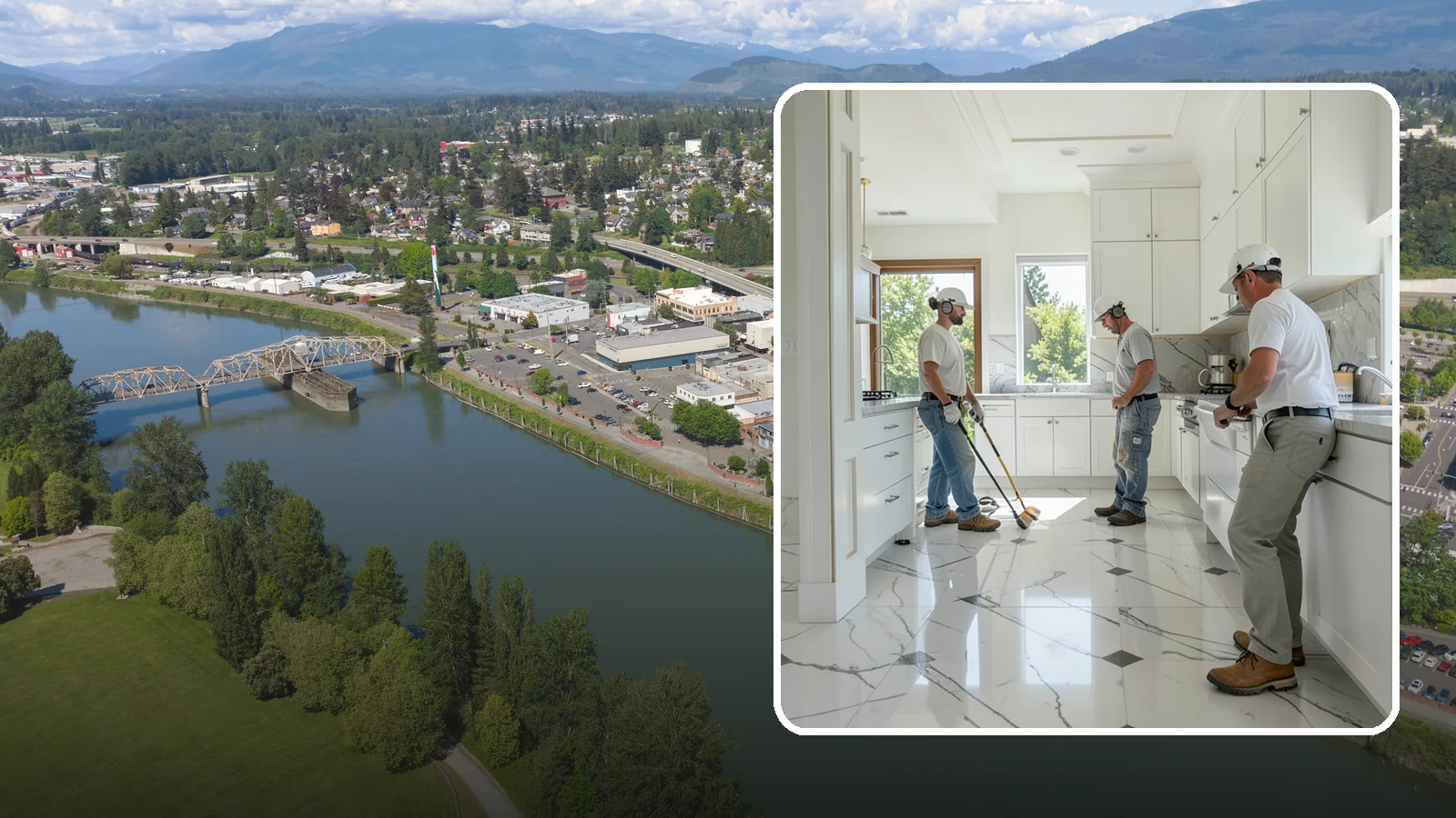 Marble Flooring Installation in Mount Vernon, Skagit County, WA - Elegant marble flooring installation that makes a striking, luxurious statement in entries and formal rooms.