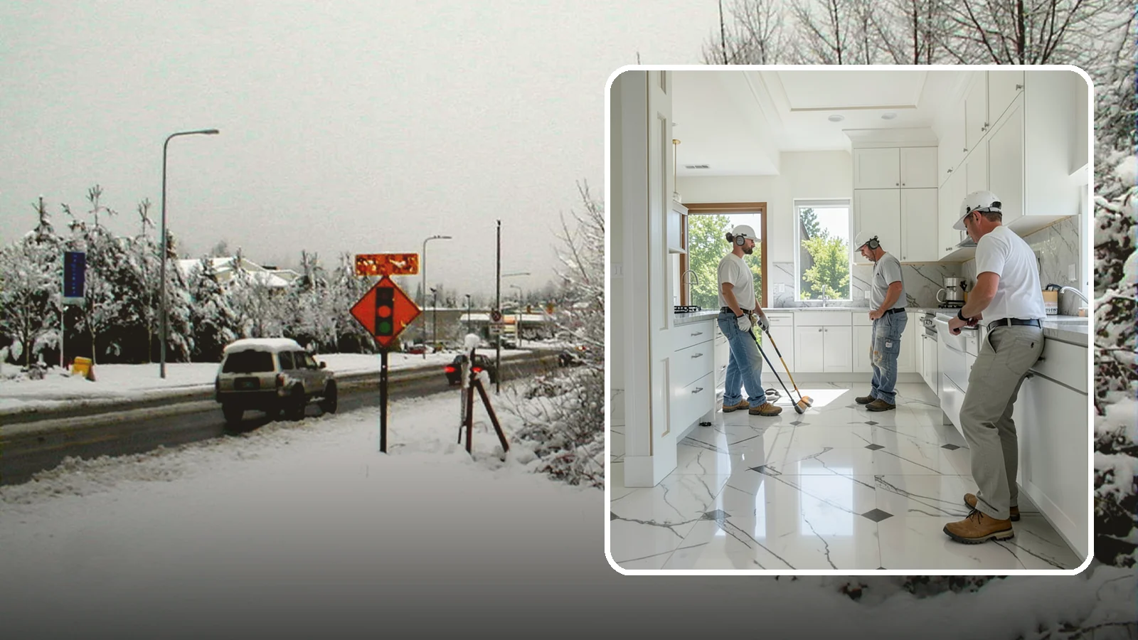 Marble Flooring Installation in Newcastle, King County, WA - Elegant marble flooring installation that makes a striking, luxurious statement in entries and formal rooms.