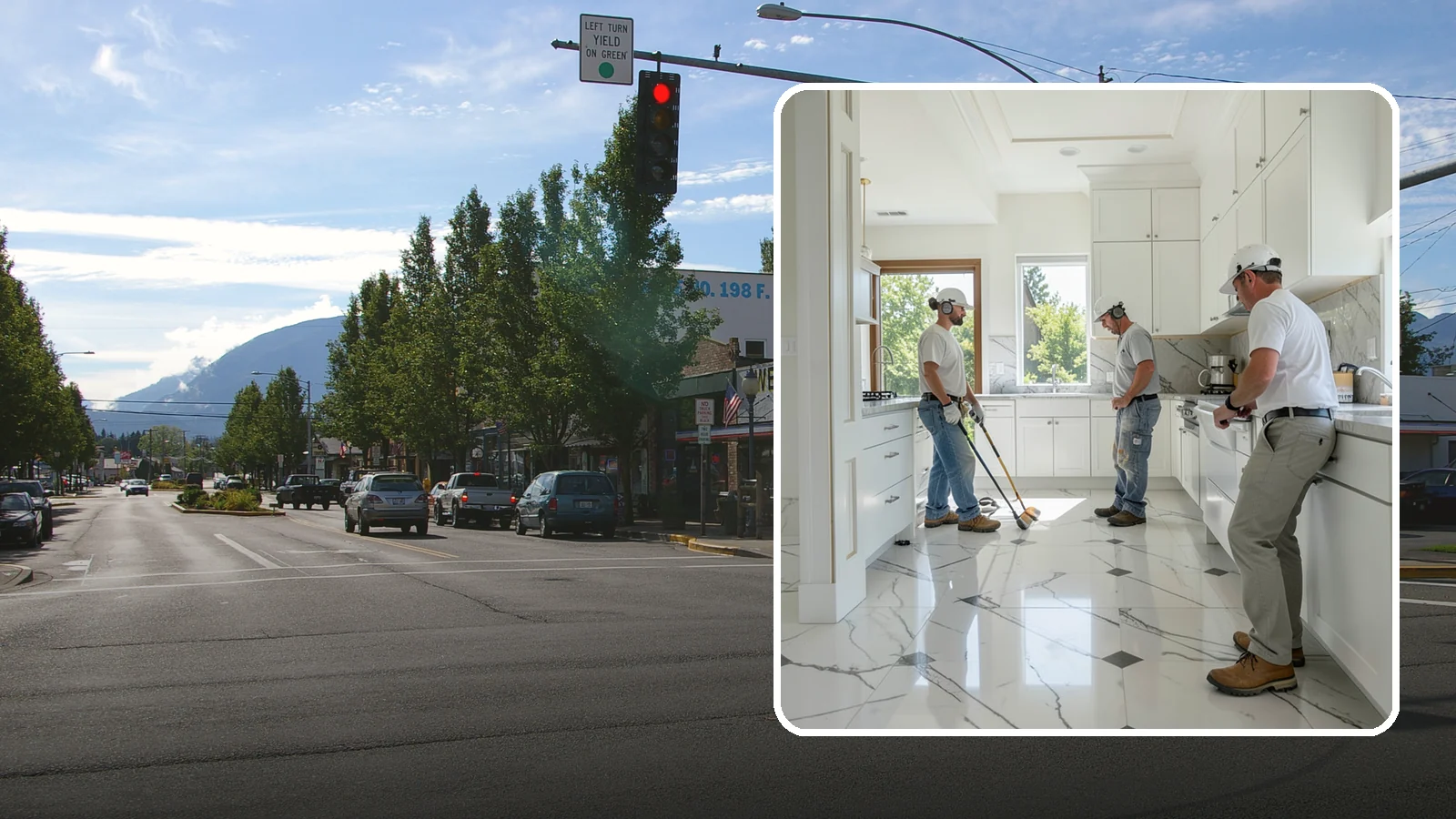 Marble Flooring Installation in North Bend, King County, WA - Elegant marble flooring installation that makes a striking, luxurious statement in entries and formal rooms.