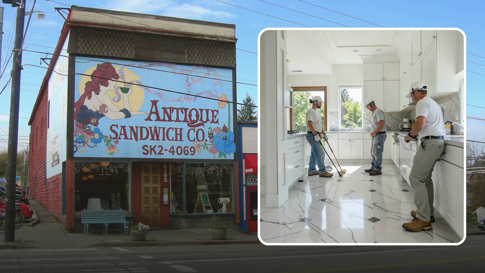 Marble Flooring Installation in Ruston, Pierce County, WA - Elegant marble flooring installation that makes a striking, luxurious statement in entries and formal rooms.