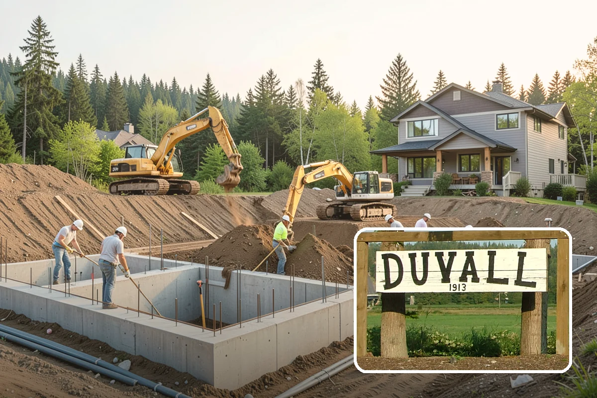 Masonry Retaining Wall in Duvall, King County, WA - Engineered for slope and soil loads