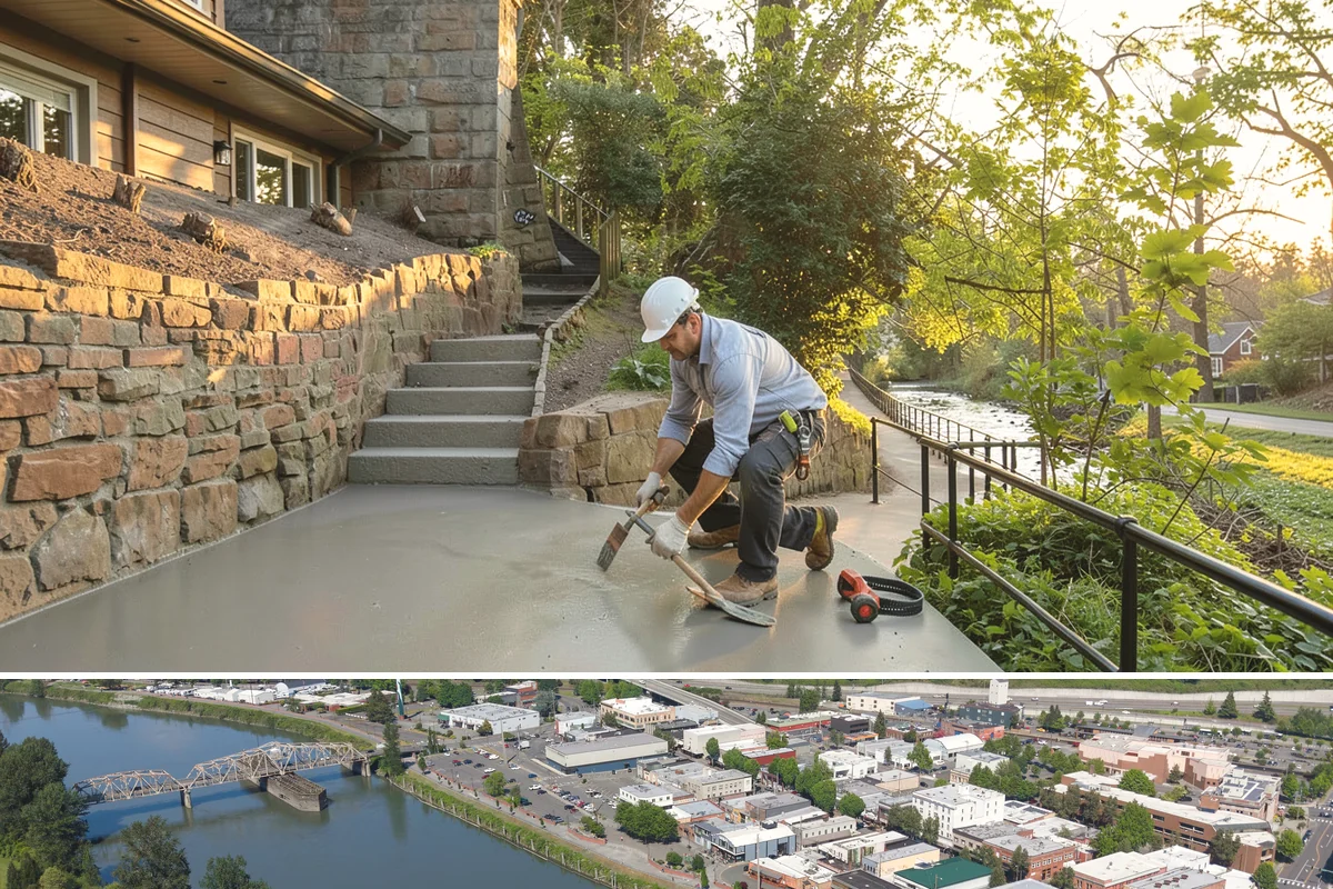 Masonry Retaining Wall in Mount Vernon, Skagit County, WA - Drier months keep excavations stable and footings protected, making them ideal for retaining wall builds.