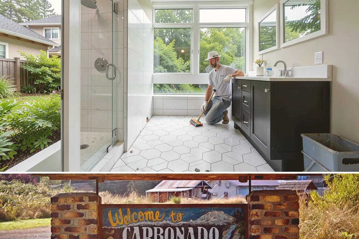 Master Bathroom Remodel in Carbonado, Pierce County, WA - Winter is a smart time to remodel a primary bath since the project stays indoors and you emerge with a cozy suite before spring.