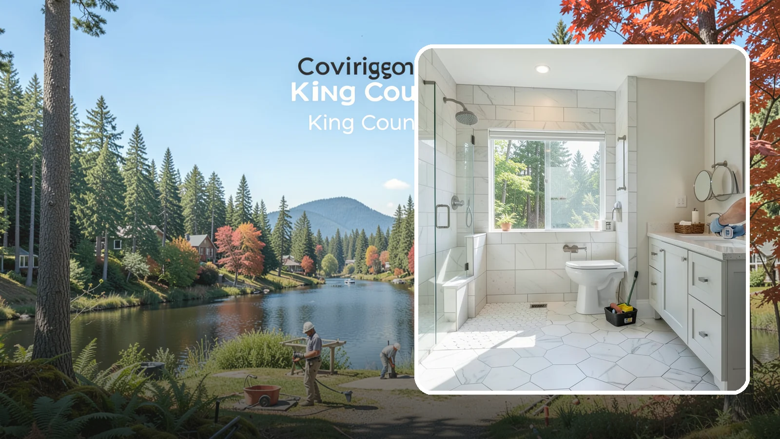 Master Bathroom Remodel in Covington, King County, WA - A master bathroom remodel turns your primary suite into a spa-like retreat built for daily comfort.