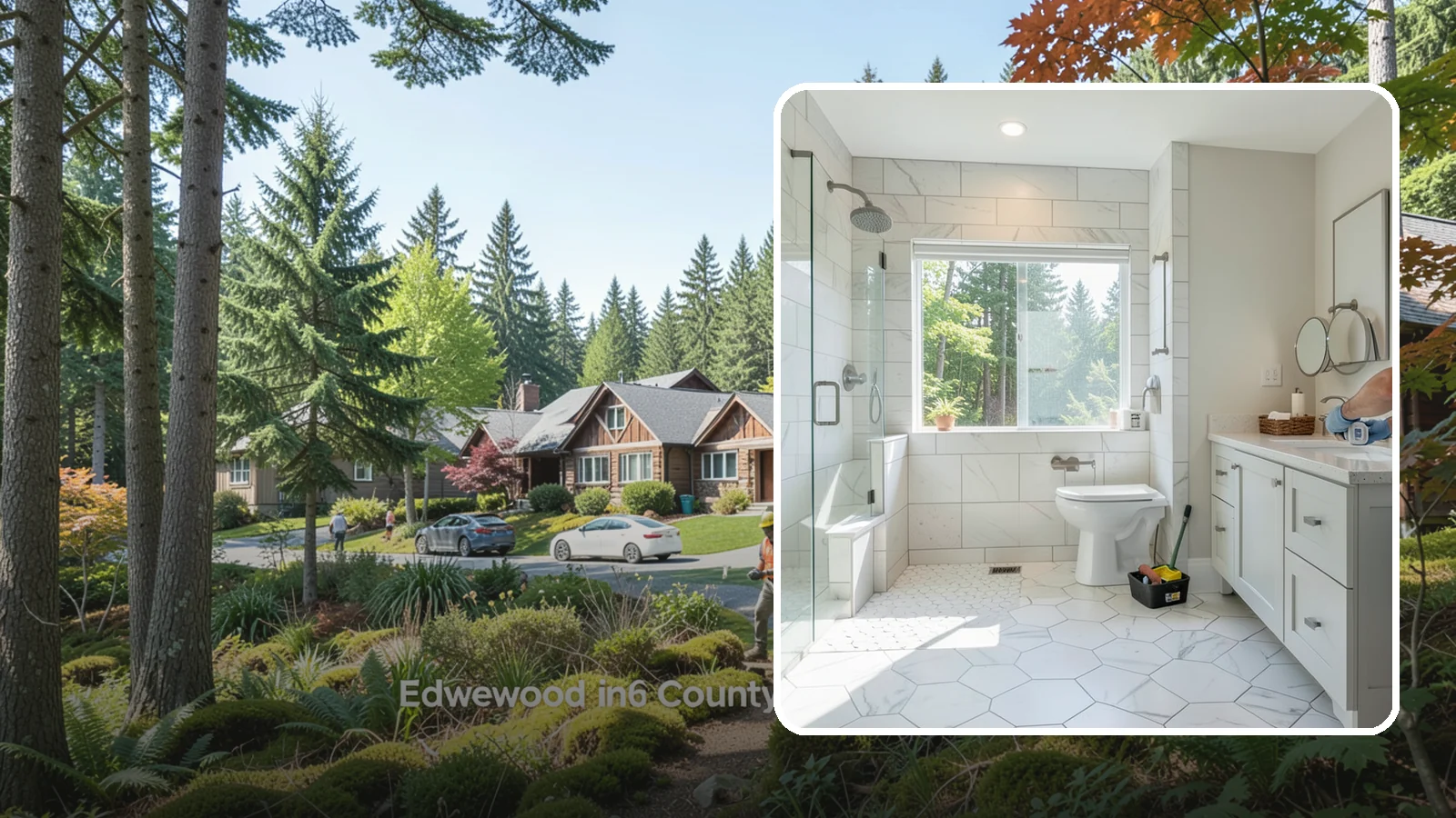 Master Bathroom Remodel in Edgewood, Pierce County, WA - A master bathroom remodel turns your primary suite into a spa-like retreat built for daily comfort.