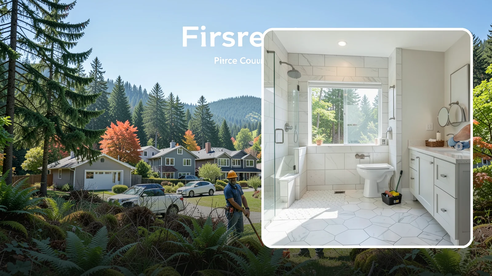 Master Bathroom Remodel in Fircrest, Pierce County, WA - A master bathroom remodel turns your primary suite into a spa-like retreat built for daily comfort.