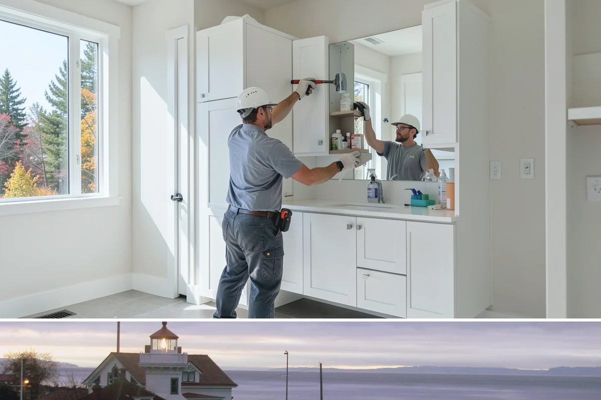 Master Bathroom Remodel in Mukilteo, Snohomish County, WA - Winter is a smart time to remodel a primary bath since the project stays indoors and you emerge with a cozy suite before spring.