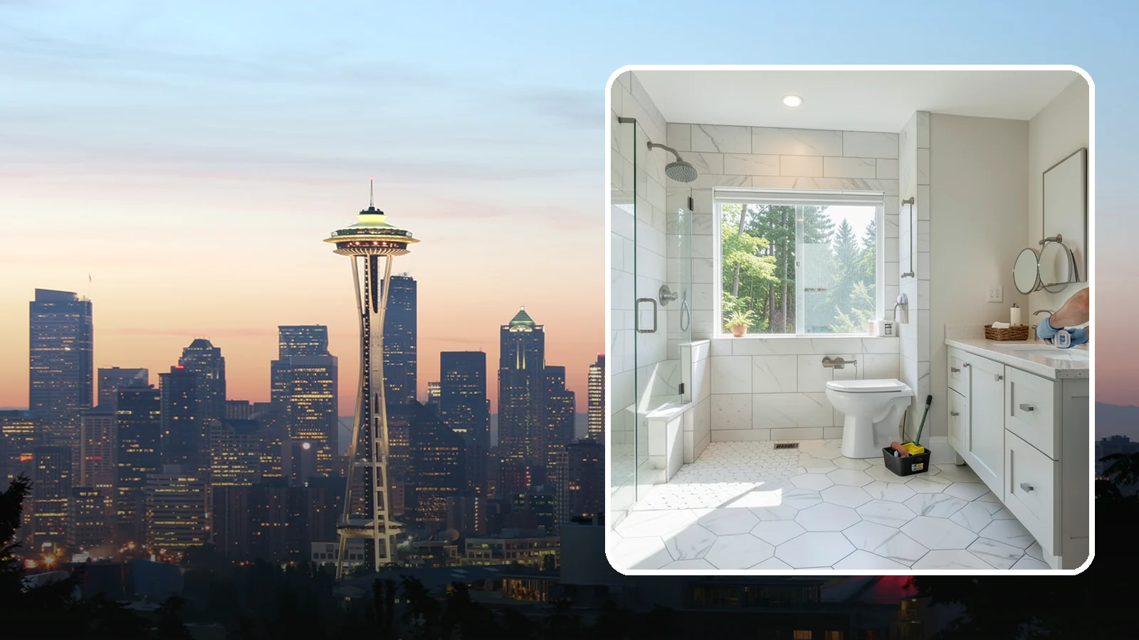 Master Bathroom Remodel in Seattle, King County, WA - A master bathroom remodel turns your primary suite into a spa-like retreat built for daily comfort.