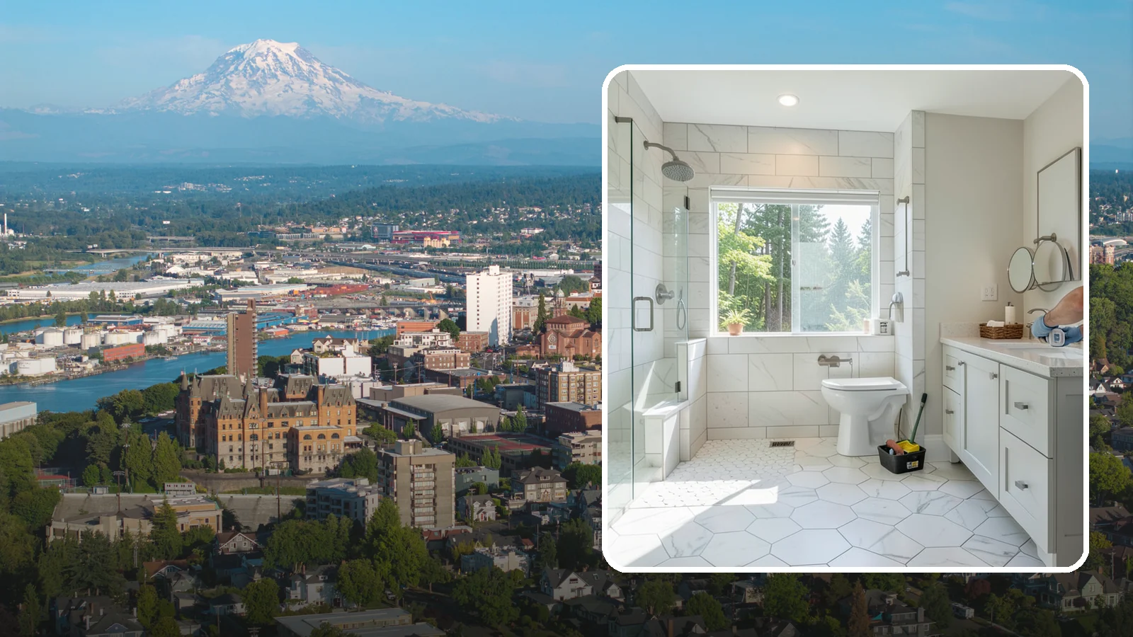 Master Bathroom Remodel in Tacoma, Pierce County, WA - A master bathroom remodel turns your primary suite into a spa-like retreat built for daily comfort.