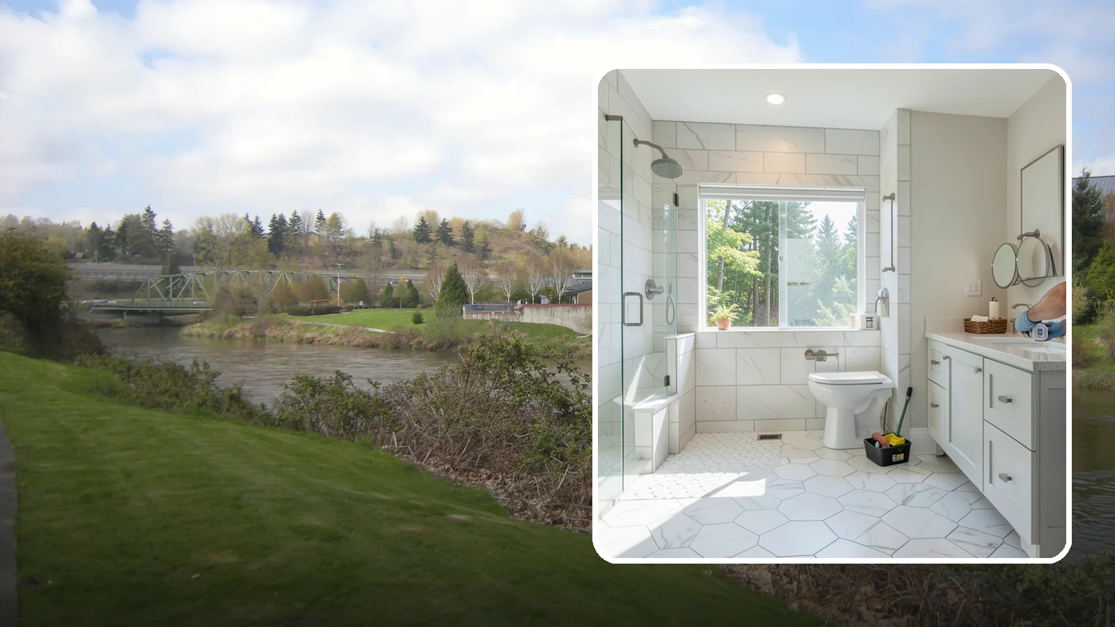 Master Bathroom Remodel in Tukwila, King County, WA - A master bathroom remodel turns your primary suite into a spa-like retreat built for daily comfort.