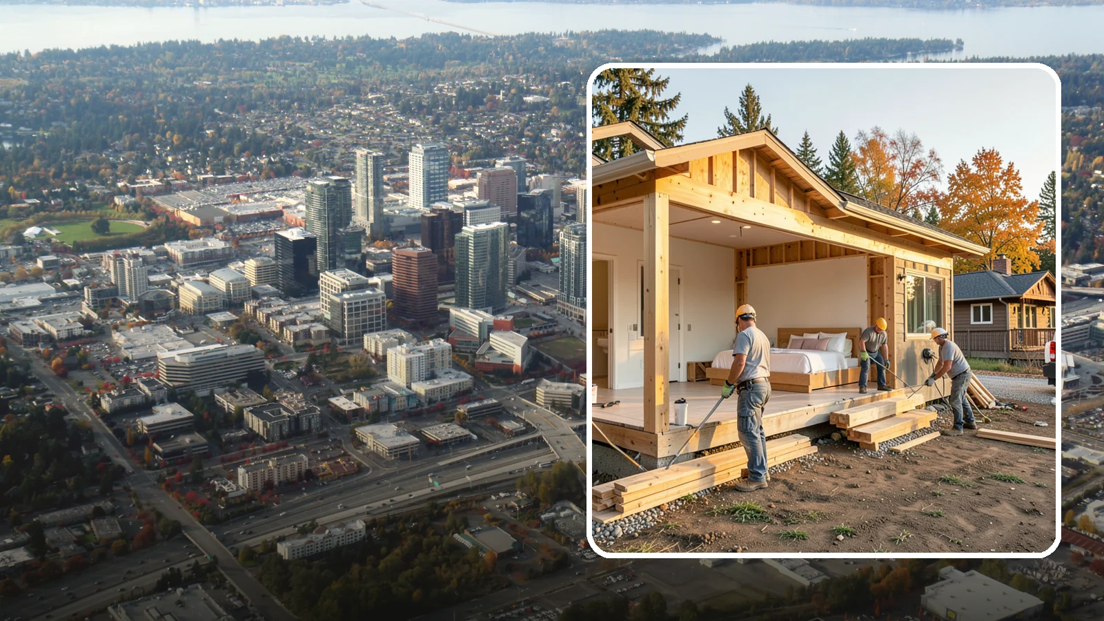 Master Suite Addition in Bellevue, King County, WA - A master suite addition adds a private primary bedroom, bath, and closet retreat to your home.