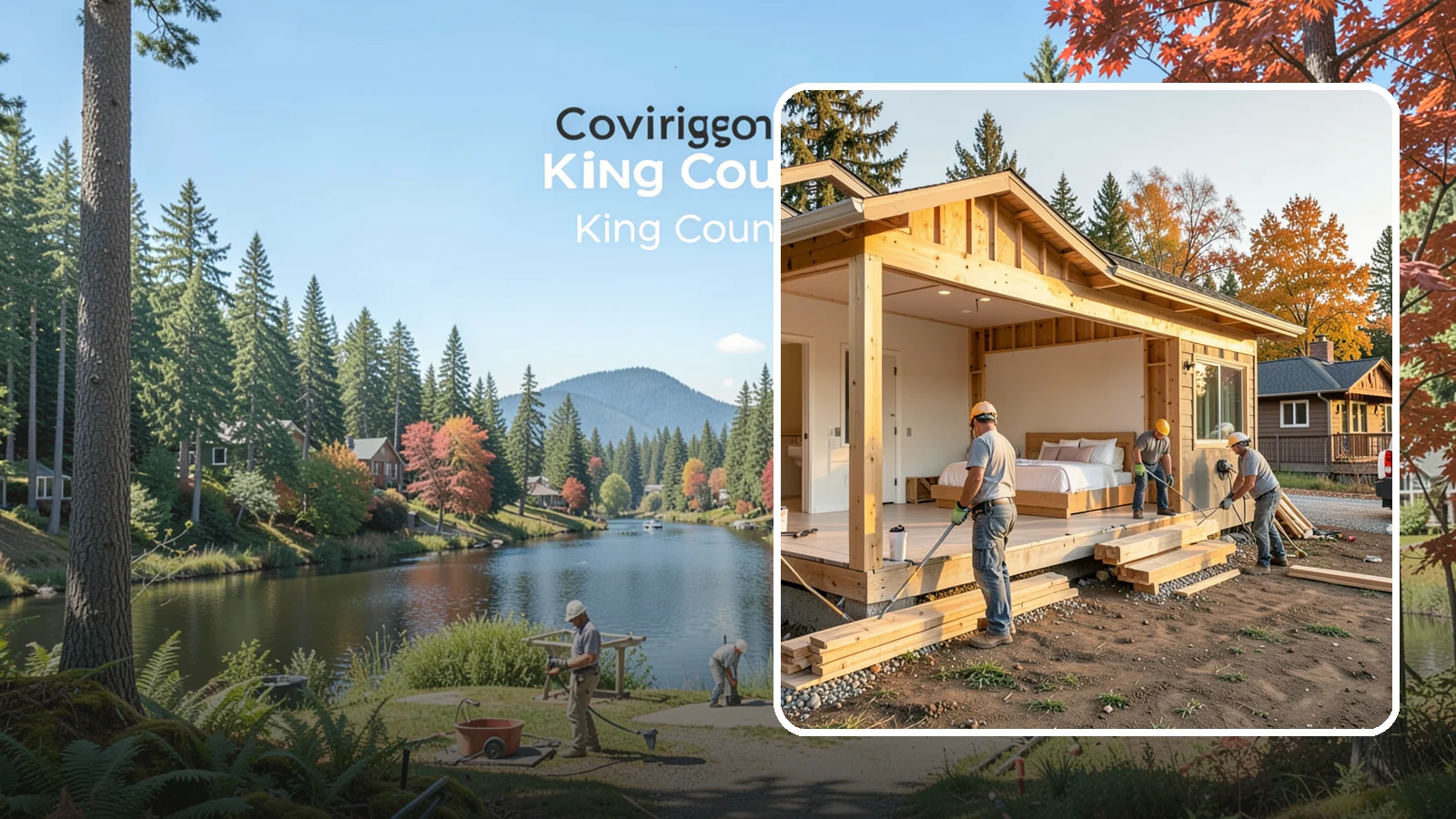 Master Suite Addition in Covington, King County, WA - A master suite addition adds a private primary bedroom, bath, and closet retreat to your home.