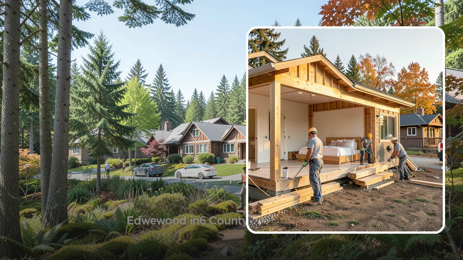 Master Suite Addition in Edgewood, Pierce County, WA - A master suite addition adds a private primary bedroom, bath, and closet retreat to your home.