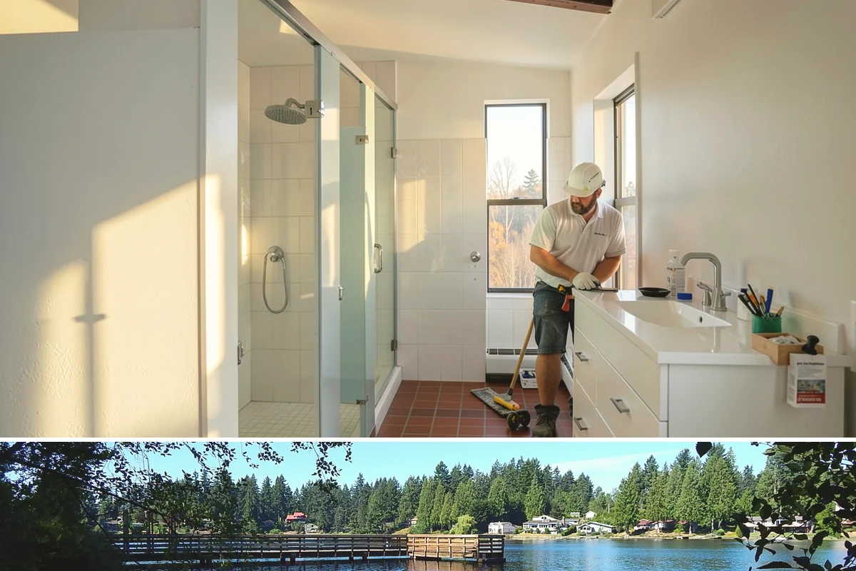Master Suite Addition in Federal Way, King County, WA - We frame and dry-in during summer, then complete the interior bath and finishes through the wetter months.