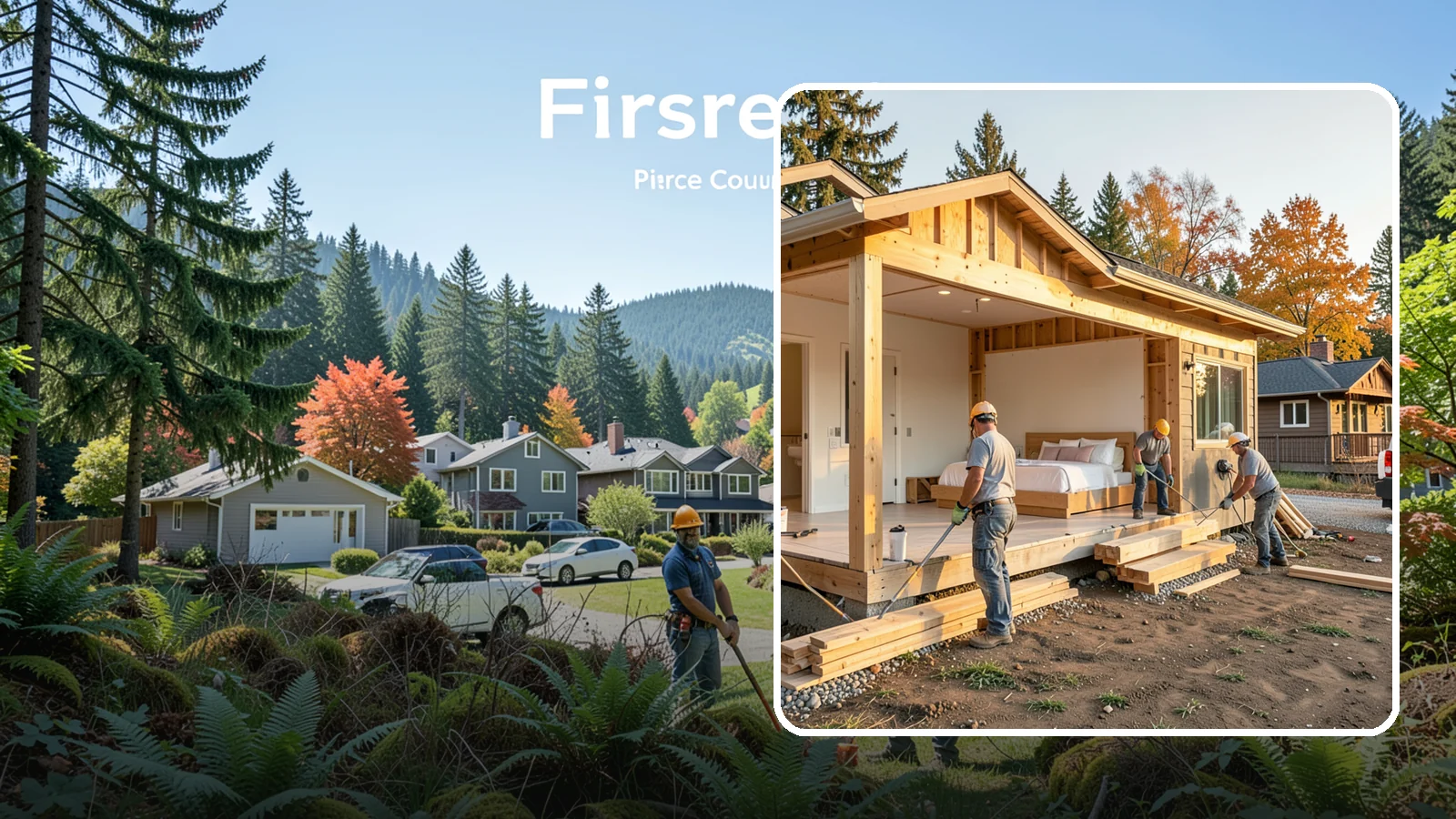Master Suite Addition in Fircrest, Pierce County, WA - A master suite addition adds a private primary bedroom, bath, and closet retreat to your home.